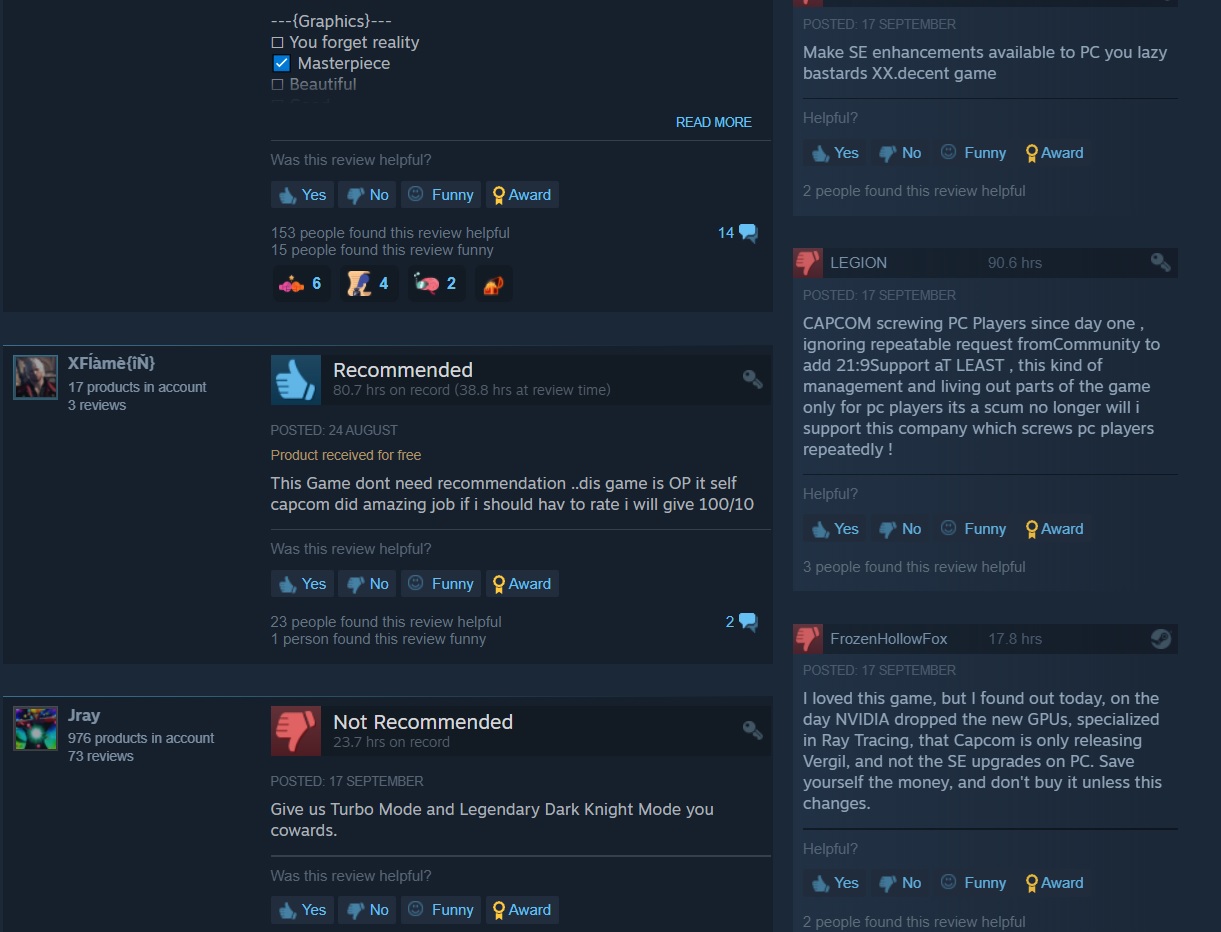 《鬼泣5特别版》不会登陆PC Steam迎来差评轰炸