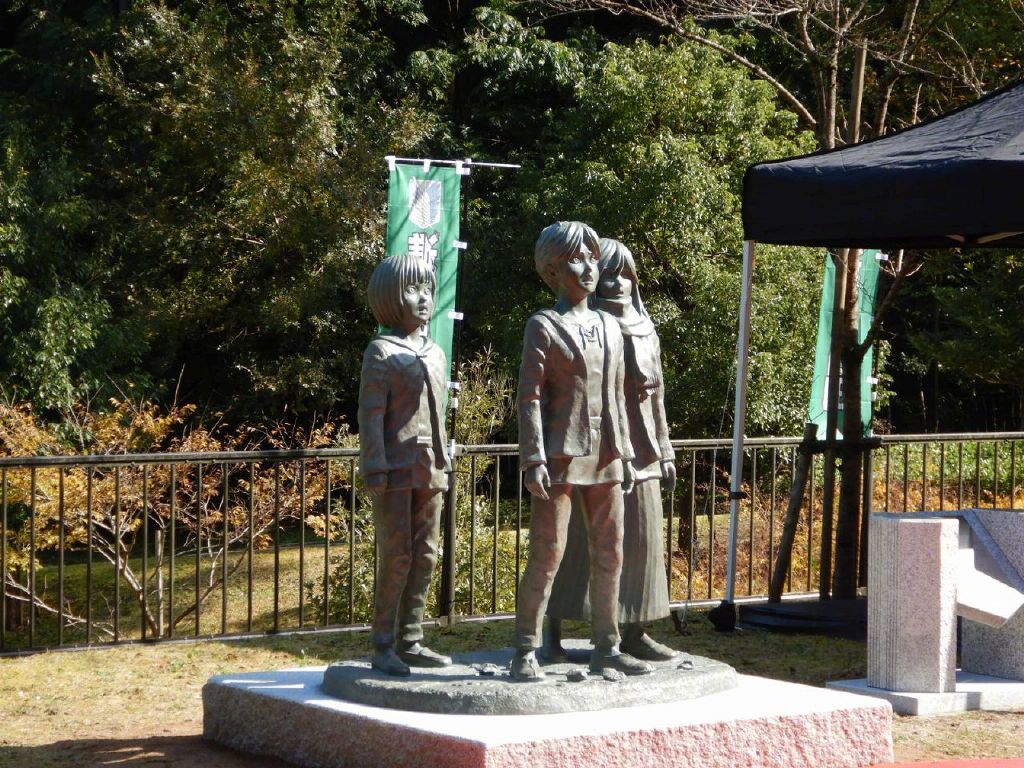 日本进击的巨人铜像揭幕仪式中谏山创透露：「进击的巨人还剩1%~2%完结」 ​​​​插图3