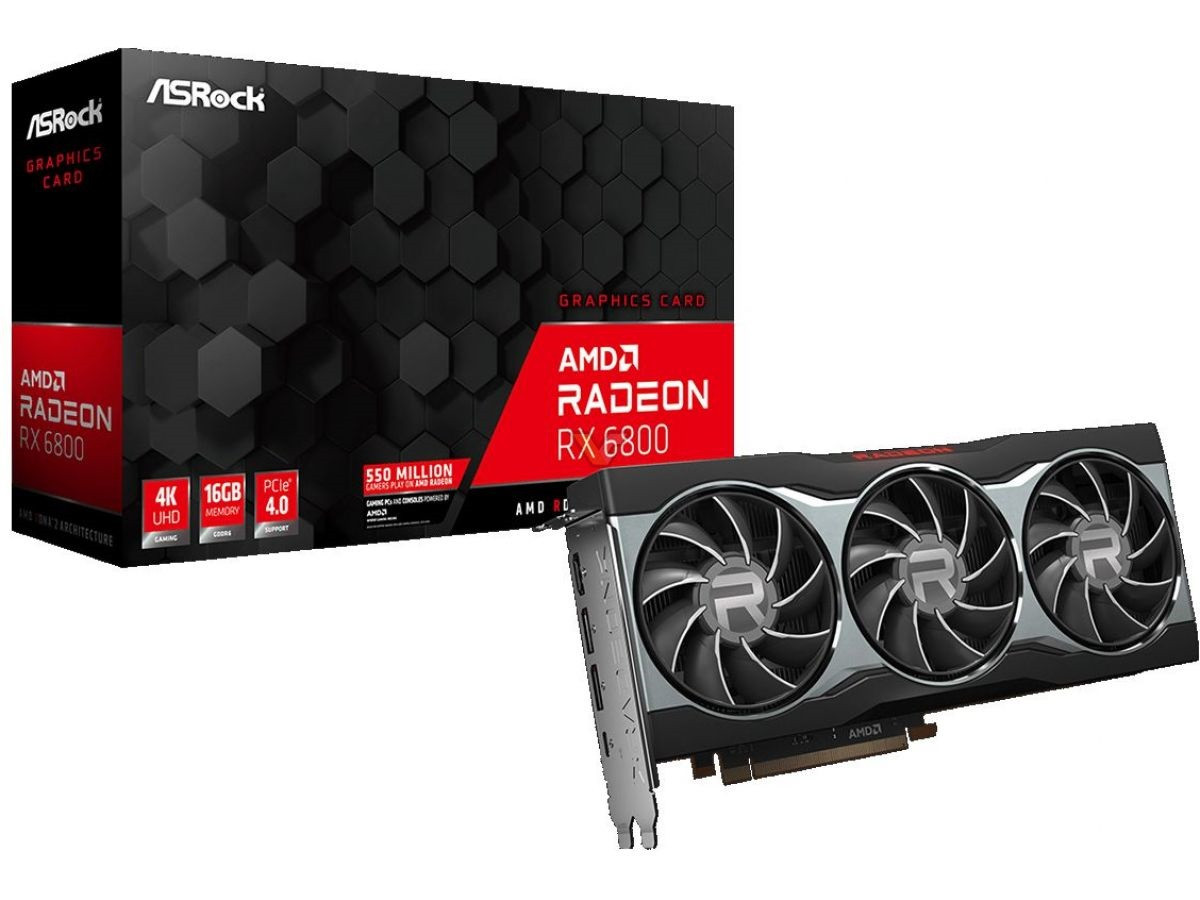 华擎、撼讯发布AMD RX 6800系列显卡 公版设计