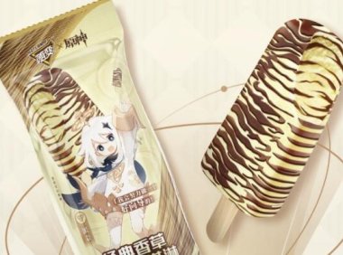 原神周边：随变×原神 派蒙联名包装冰淇淋 4月25日起正式上市
